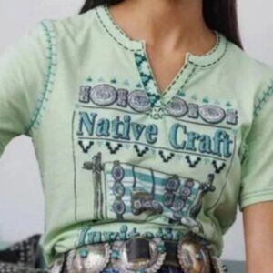 Double D Ranch Light Lime Green T-shirt